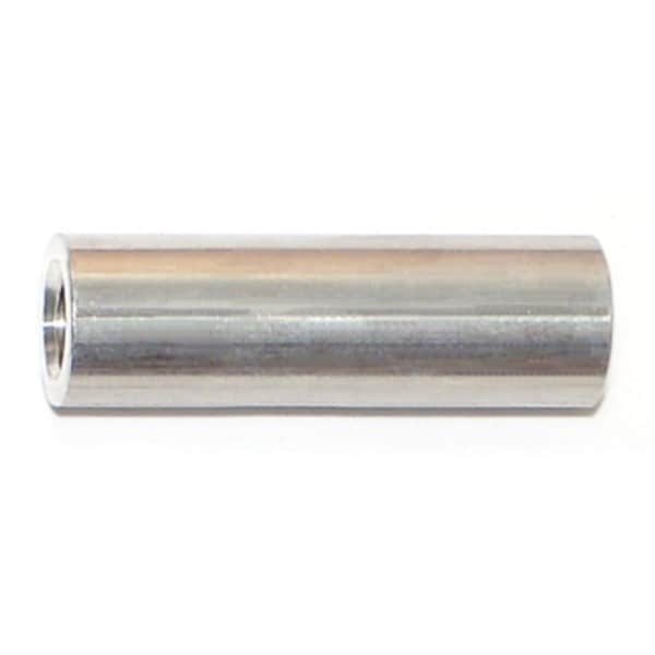 Midwest Fastener Round Spacer, #10 Screw Size, Aluminum, 1/2 in Overall Lg, 10 PK 76532 - main